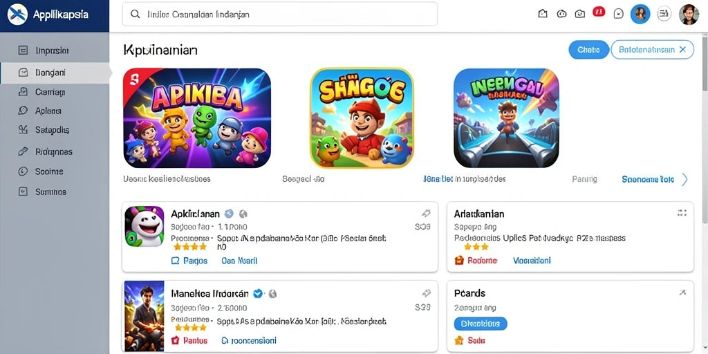 Tangkapan layar yang menunjukkan fitur leaderboard dan komunitas.
