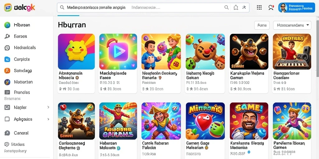 Screenshot menunjukkan gameplay yang seru dan menantang.