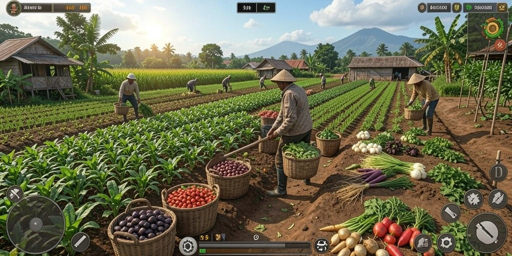 Interaksi sosial dengan pemain lainnya di dalam game.