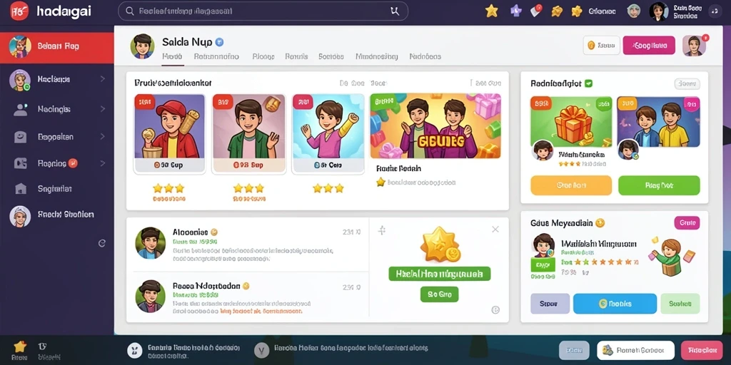 Screenshot menampilkan grafik menarik saat permainan berlangsung.