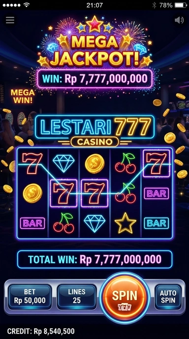 lestari777 — layar beranda